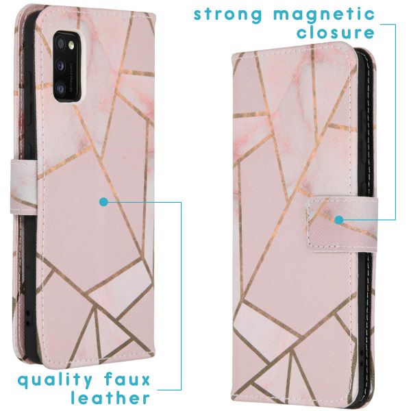 imoshion Coque silicone design Samsung Galaxy A41 - Pink Graphic