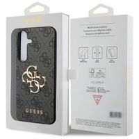 Guess Coque 4G Metal Logo Backcover Samsung Galaxy S24 Plus - Noir