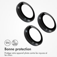 imoshion ﻿Lot de 2 protections d'objectif de caméra Apple iPhone 14 Pro / 14 Pro Max - Gris
