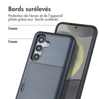 imoshion Coque arrière avec porte-cartes Samsung Galaxy S25 - Bleu foncé