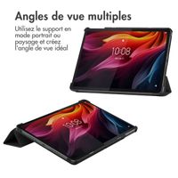 imoshion Coque tablette Trifold Lenovo Tab K11 Plus - Noir