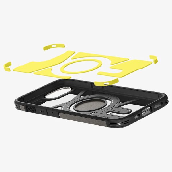 Spigen Coque Tough Armor MagSafe Apple iPhone 16e - Gunmetal