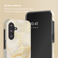 Selencia Coque arrière Vivid Samsung Galaxy A26 - Golden Beige Marble