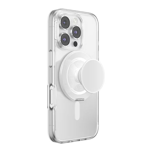 PopSockets PopGrip MagSafe Kick-Out & Stand - Glossy White