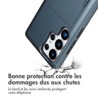 imoshion Coque arrière avec porte-cartes Samsung Galaxy S25 Ultra - Bleu foncé