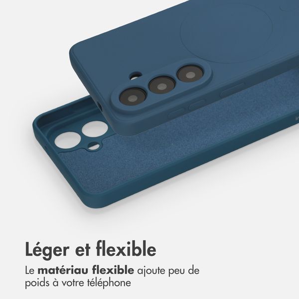 imoshion Coque Couleur avec MagSafe Samsung Galaxy S26 - Bleu foncé