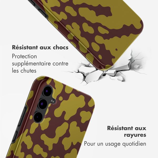 Selencia Coque arrière Vivid Samsung Galaxy S25 FE - Moo'd Olive Dust