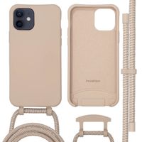 imoshion Coque de couleur avec cordon amovible MagSafe iPhone 12 (Pro) - Nude