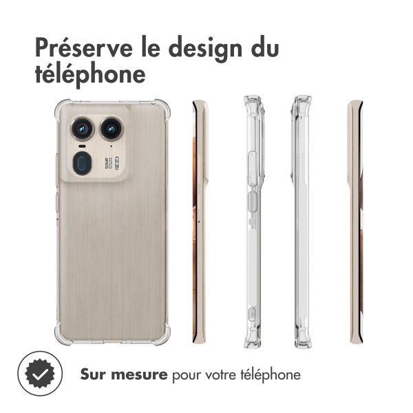 imoshion Shockproof Case Motorola Edge 50 Ultra - Transparent