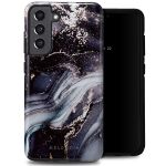 Selencia Coque arrière Vivid Samsung Galaxy S21 FE - Chic Marble Black