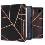 imoshion ﻿Design Slim Hard Sleepcover avec support Kobo Libra 2 / Tolino Vision 6 - Black Graphic