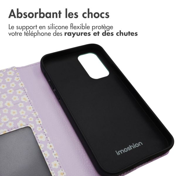 imoshion Étui de télephone portefeuille Design Samsung Galaxy A33 - White Daisy