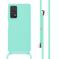 imoshion Coque en silicone avec cordon Xiaomi Redmi Note 11 Pro - Vert menthe