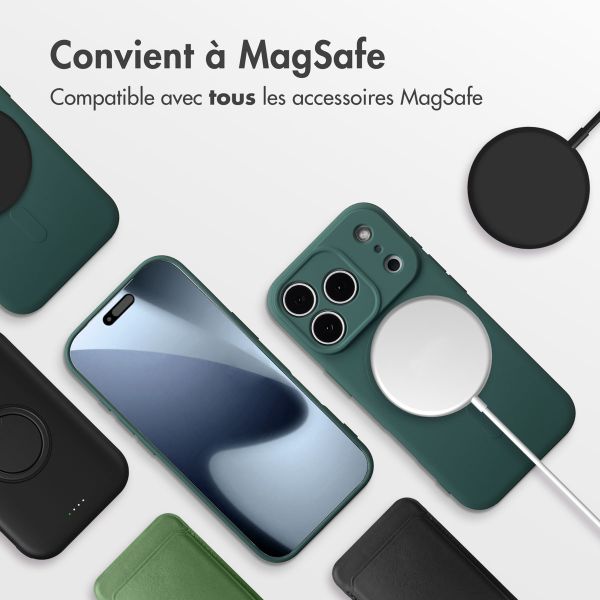 imoshion Coque Couleur avec MagSafe Apple iPhone 17 Pro - Vert foncé