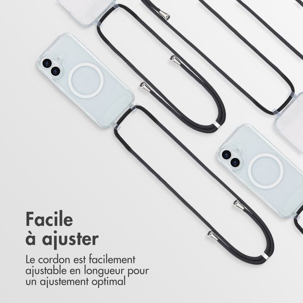 imoshion Coque MagSafe avec cordon amovible Apple iPhone 17 - Transparent