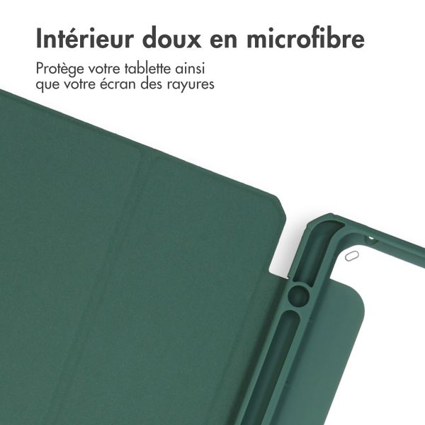 imoshion Coque tablette rigide Trifold Samsung Galaxy Tab A11 Plus - Vert