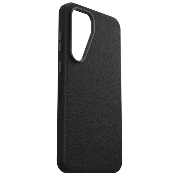 OtterBox Coque en cuir de cactus Symmetry Samsung Galaxy S25 Plus - Noir