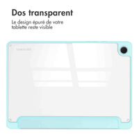 imoshion Coque tablette rigide Trifold Samsung Galaxy Tab A9 Plus - Bleu clair