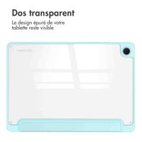 imoshion Coque tablette rigide Trifold iPad Samsung Galaxy Tab A9 Plus - Bleu clair