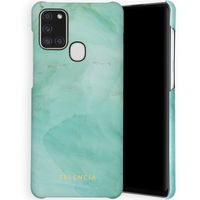 Selencia Coque Maya Fashion Samsung Galaxy A21s - Marble Green