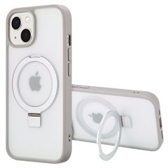 Accezz Coque Ring Stand avec MagSafe Apple iPhone 15 - Gris