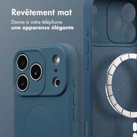 imoshion Coque Couleur avec MagSafe Apple iPhone 17 Pro Max - Bleu foncé