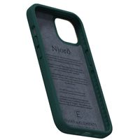 Njorð Collections Coque Salmon Leather MagSafe iPhone 13 - Dark Green