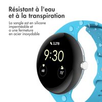 imoshion Bracelet en silicone Google Pixel Watch 3 - 45 mm - Taille L - Bleu