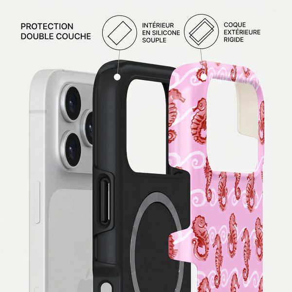 Burga Coque Tough MagSafe Apple iPhone 17 Pro Max - Coral Reef