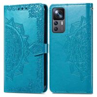 imoshion Etui de téléphone portefeuille Mandala Xiaomi 12T (Pro) - Turquoise