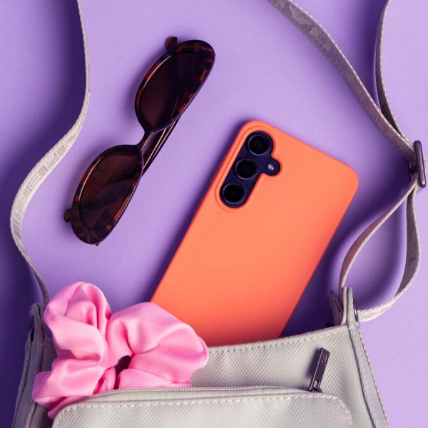 imoshion Coque Couleur Apple iPhone 15 - Apricot Crush Orange