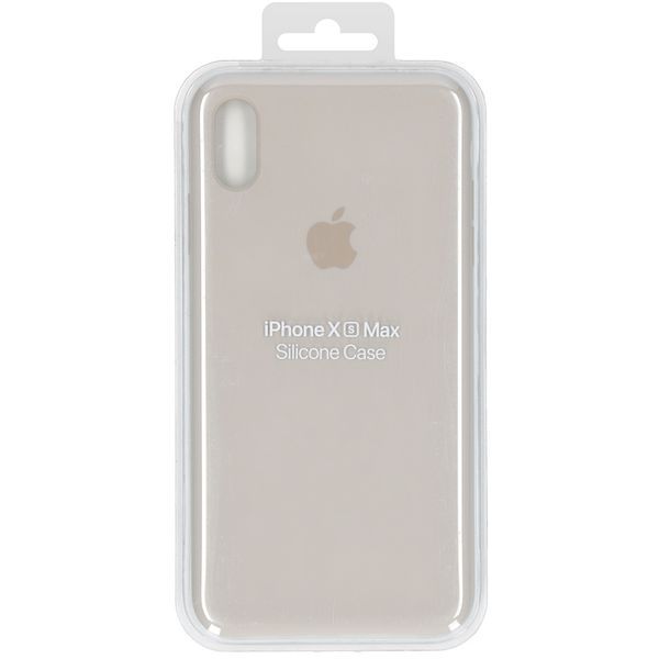 Apple Coque en silicone iPhone Xs Max - Stone