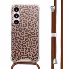 imoshion Coque Design avec cordon Samsung Galaxy S23 - Leopard Mood
