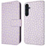 imoshion Étui de téléphone portefeuille Design Samsung Galaxy A55 - White Daisy