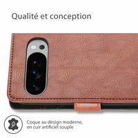 imoshion Étui de télephone portefeuille Google Pixel 10 / 10 Pro - Marron