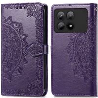 imoshion Etui de téléphone portefeuille Mandala Xiaomi Poco X6 Pro - Violet