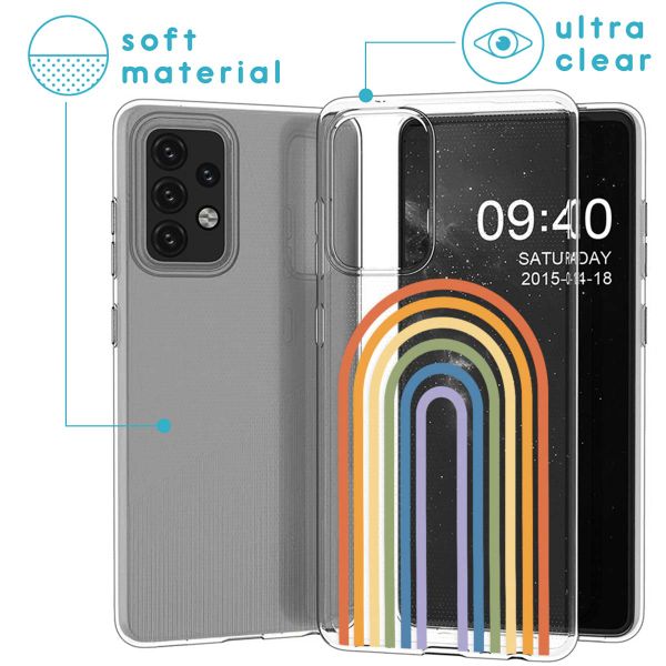 imoshion Coque Design Samsung Galaxy A52(s) (5G/4G) - Rainbow