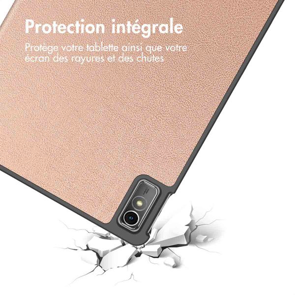 imoshion Coque tablette Trifold Lenovo Tab M10 5G - Rose Doré