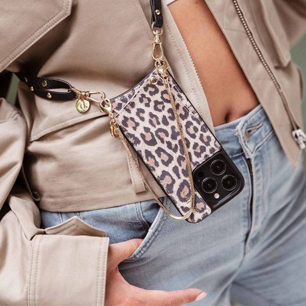 Dutchies Coque avec porte-cartes Apple iPhone 15 - Leo