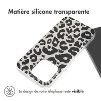 imoshion Coque Design iPhone 14 Pro - Leopard Transparent