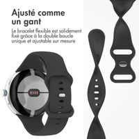 imoshion Bracelet en silicone Google Pixel Watch 3 - 45 mm - Taille S - Noir