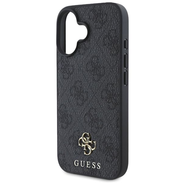 Guess Coque 4G Metal Logo MagSafe iPhone 16 - Noir