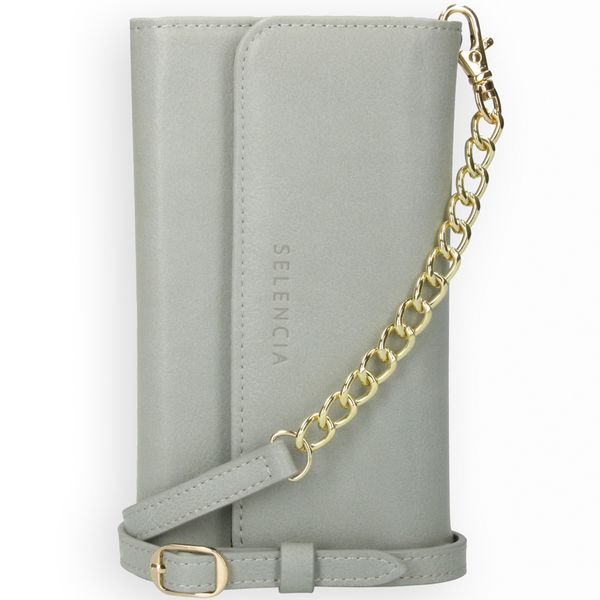 Selencia Pochette amovible en cuir végétalien Eny iPhone 11 - Gris