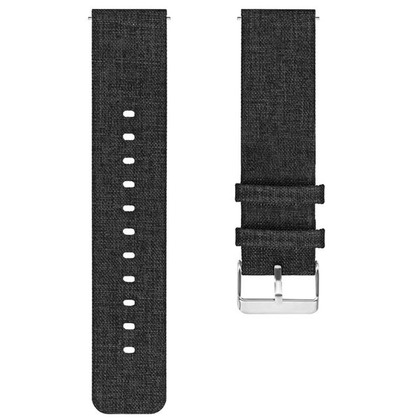 imoshion Bracelet en nylon le Fitbit Versa 2 / Versa Lite - Noir