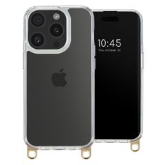 Selencia Coque avec crochets amovibles iPhone 15 Pro - Transparent