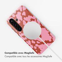 Selencia Coque arrière Vivid avec MagSafe Samsung Galaxy S25 - Moo’d Blush Pink