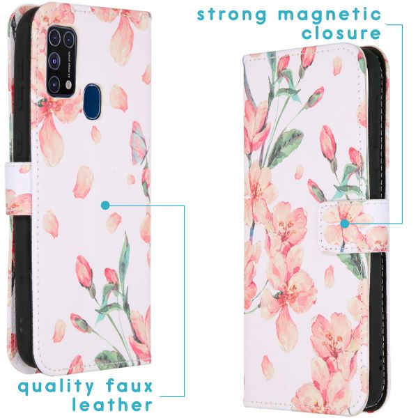 imoshion Coque silicone design Samsung Galaxy M31 - Blossom Watercolor