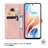 imoshion Etui de télephone Mandala Oppo A79 - Rose Doré