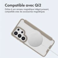 imoshion Bookcase transparente avec MagSafe Samsung Galaxy S26 Ultra - Beige