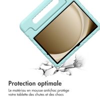 imoshion Coque kidsproof avec poignée Samsung Galaxy Tab A11 Plus / A9 Plus - Soft Blue